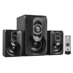 金河田F111智能遥控多媒体音箱 全木质经典与现代科技的融合